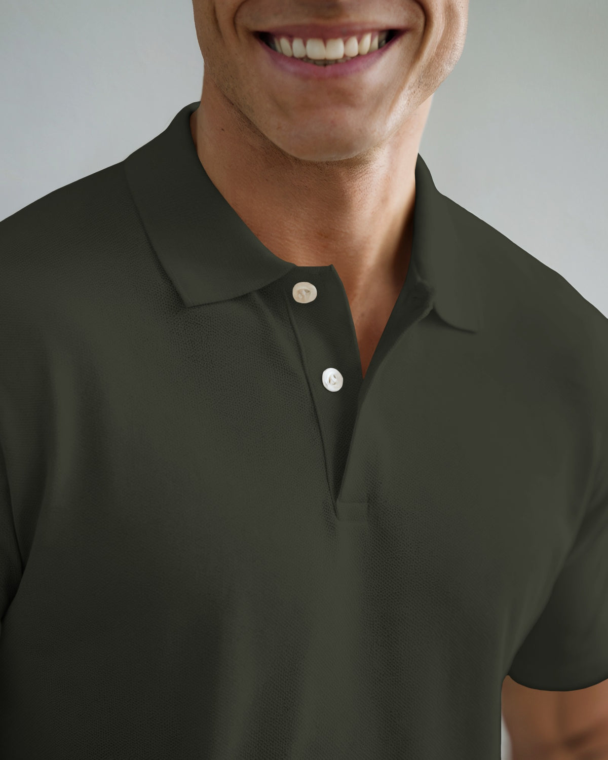 Polo Half Sleeve T-shirt Olive Green